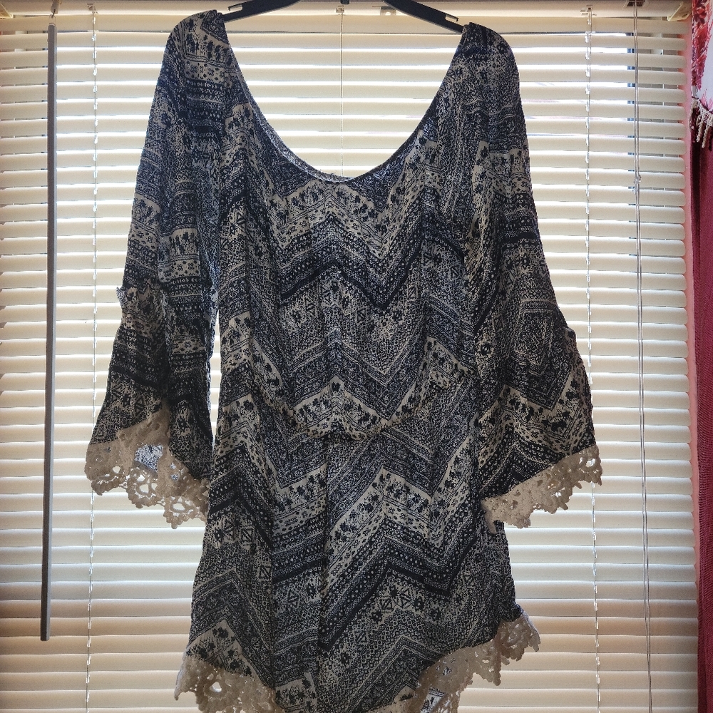 Bohemian style romper